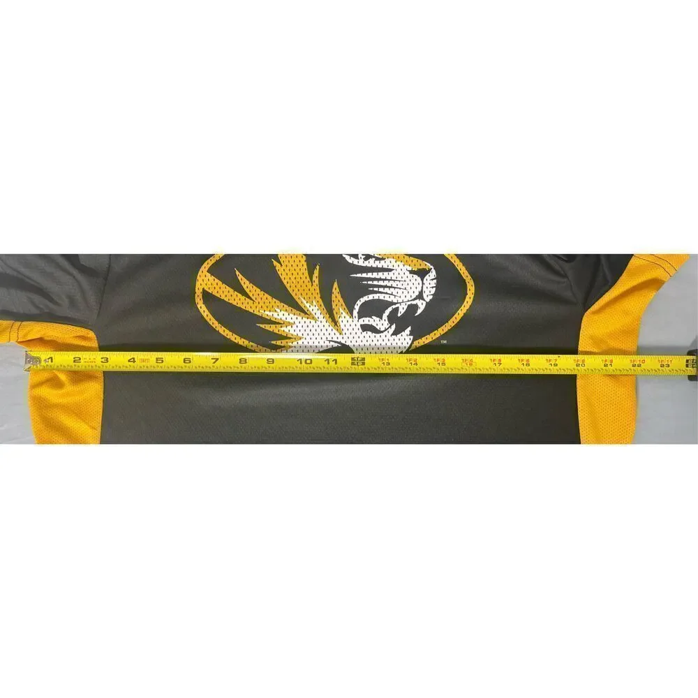 University of Missouri Football Nike Dri Fit T Shirt Size Large Team Issued